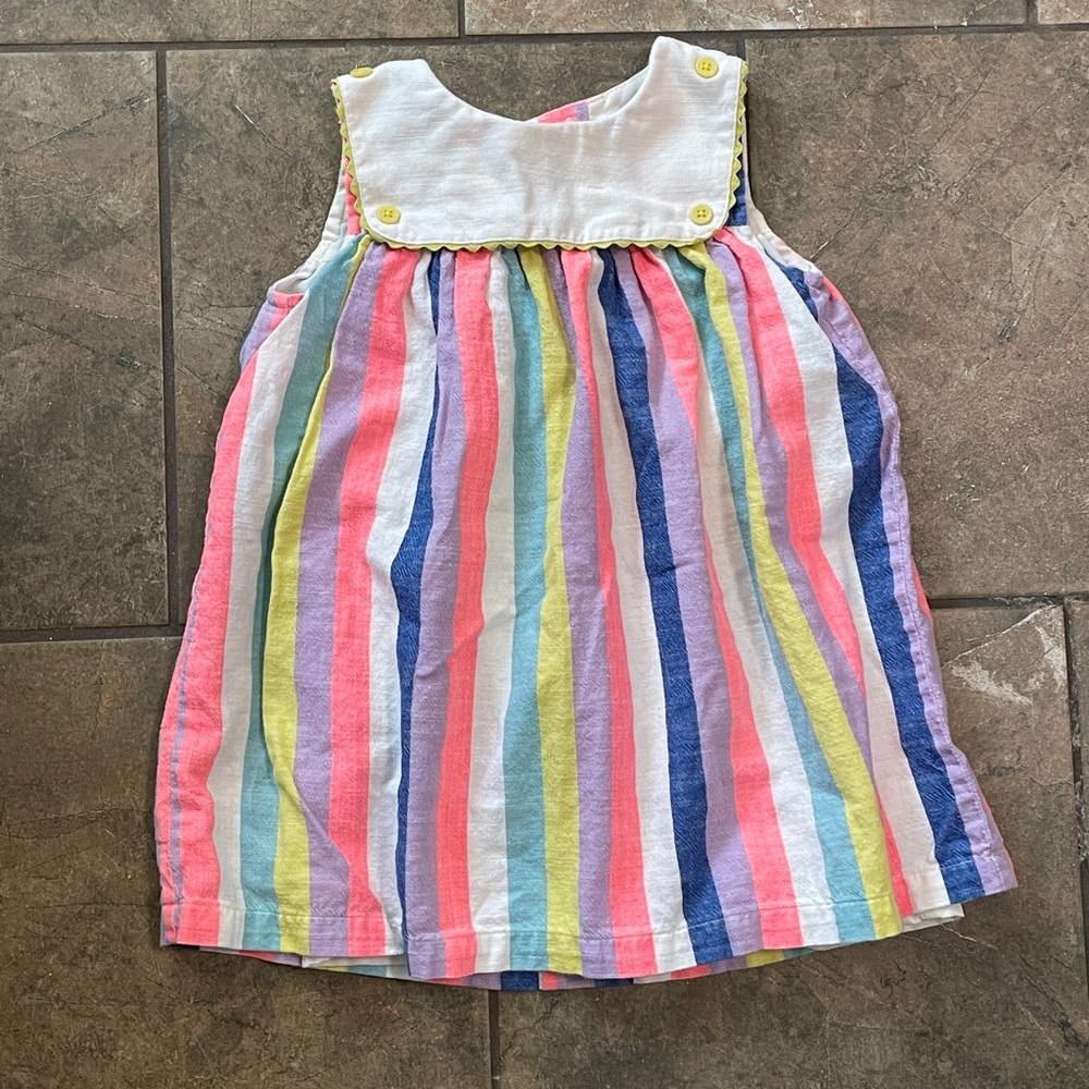 Girls striped dress! Size 18-24 months!